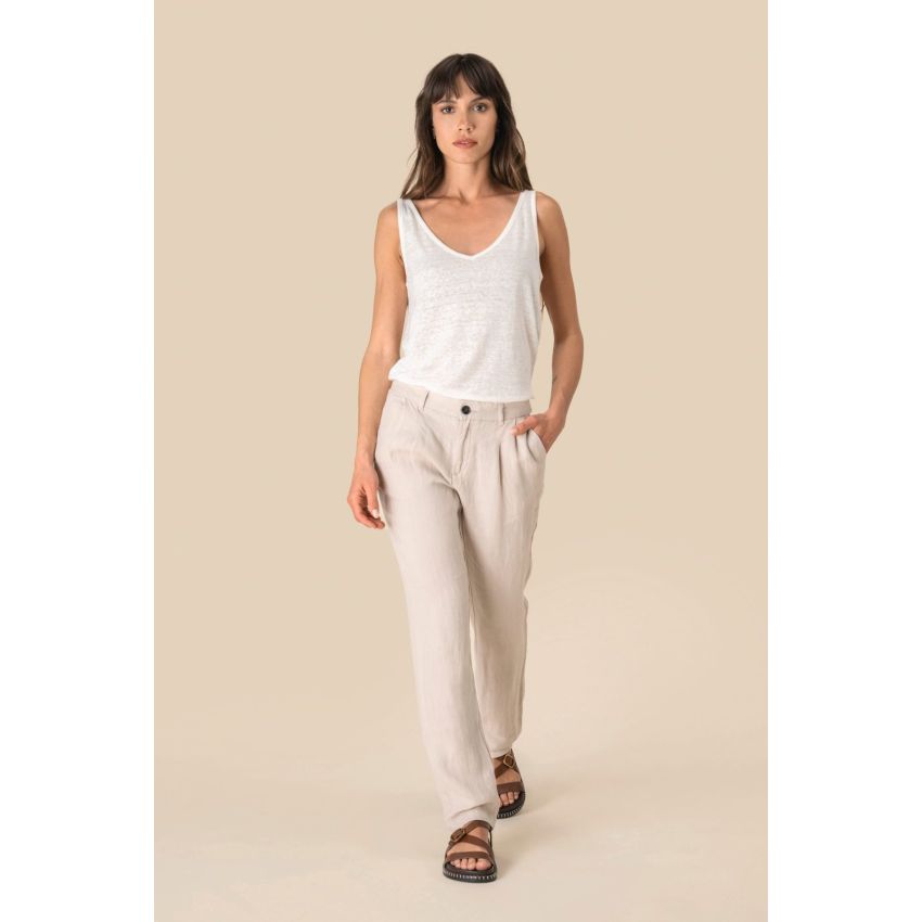 Ladies' linen trousers