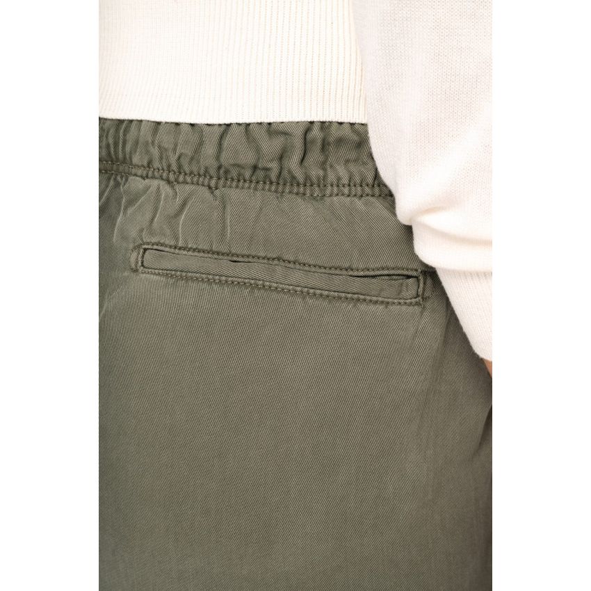 Eco-friendly washed-look Tencel shorts for women