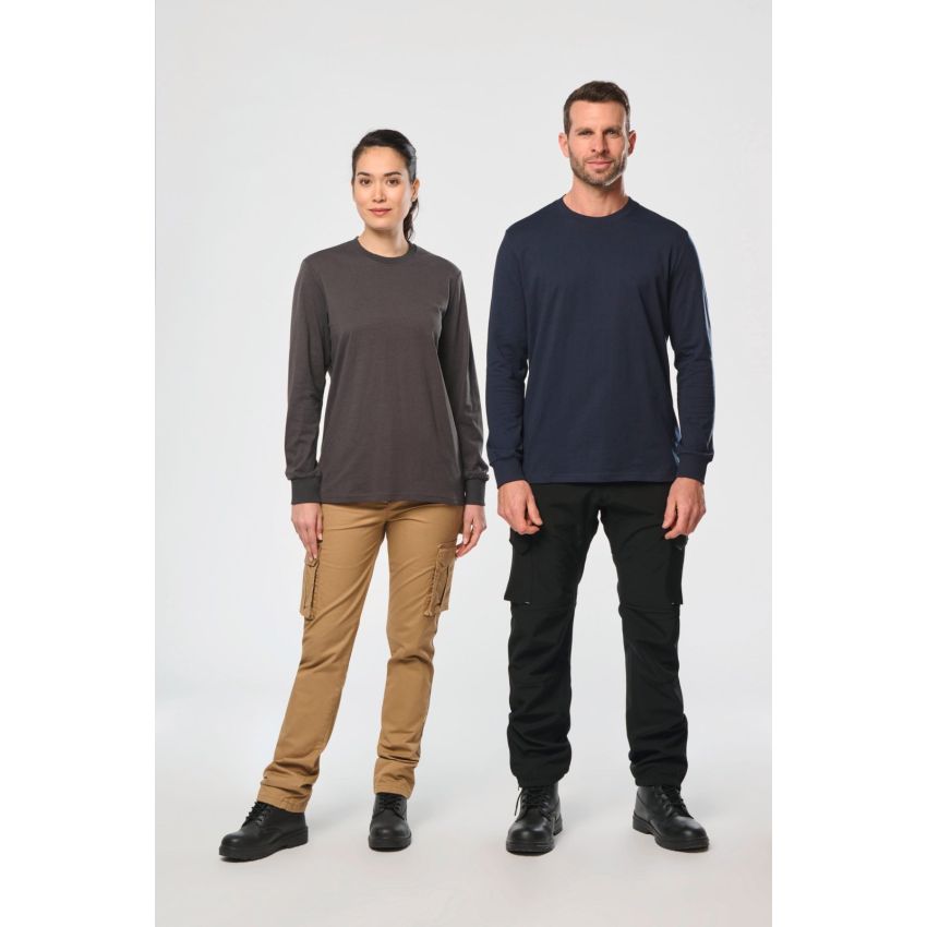 Unisex eco-friendly long-sleeve T-shirt