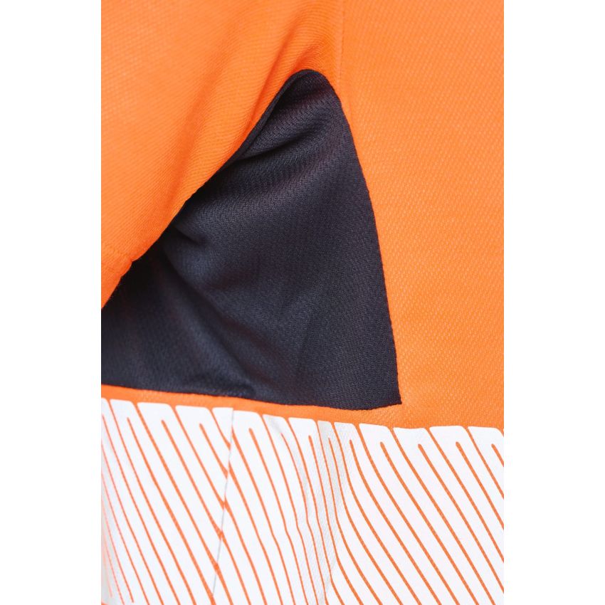 Unisex short sleeve safety T-shirt in recycled material