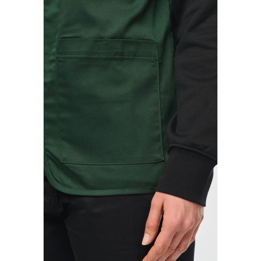 Unisex multi-pocket polyester/cotton waistcoat
