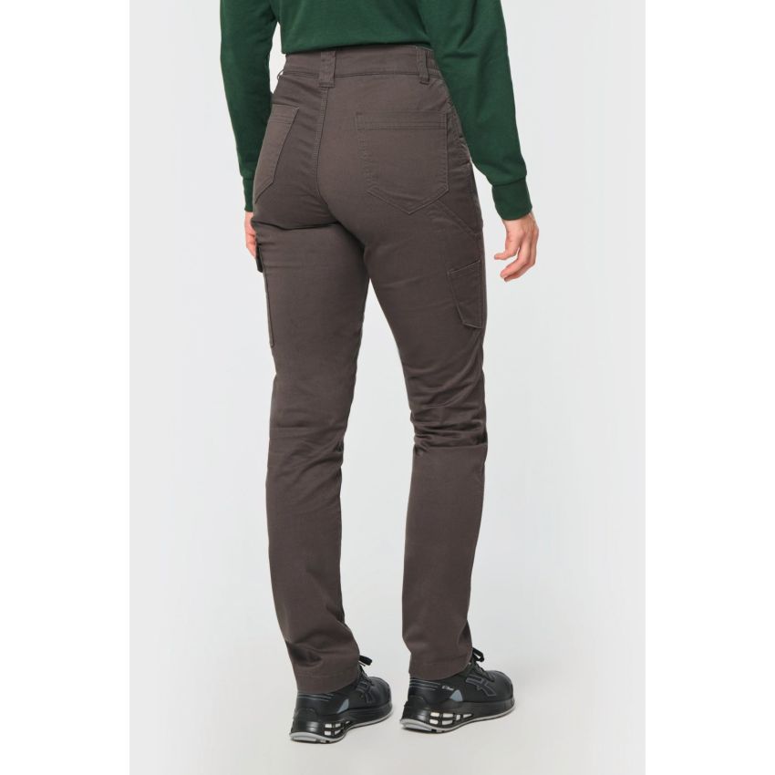Unisex stretch cotton trousers