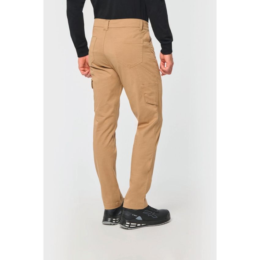 Unisex stretch cotton trousers