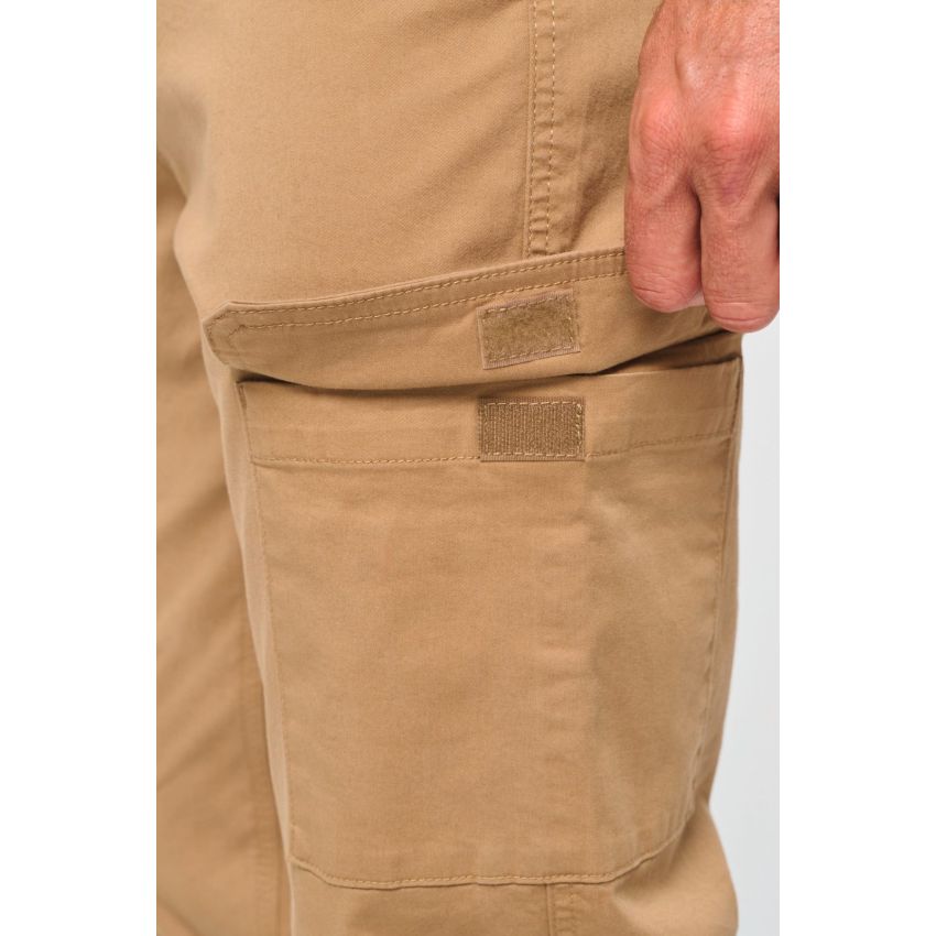 Unisex stretch cotton trousers