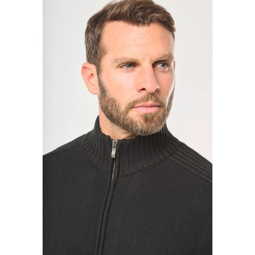 Men’s lined knitted jacket