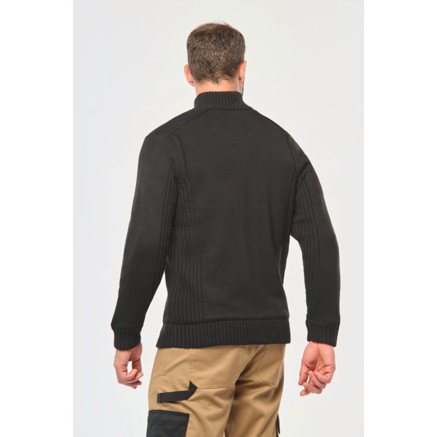 Men’s lined knitted jacket